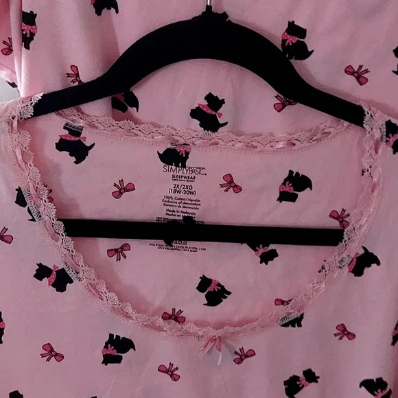 Women's Pink Pajama's - Picture 2 of 10